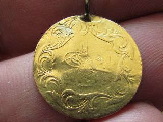 Turkey Ottoman Abdul Hamid (ah 1327 Year 6) 25 Kurush 22ct Gold Rare Coin