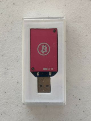 Asic Usb Block Erupter Bitcoin Miner - 333 Mh/s V3.  0 Ruby W/ Case Rare