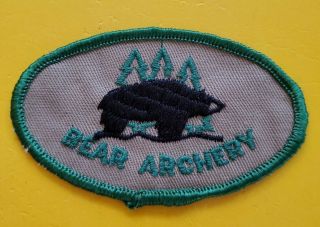 Ultra Rare Vintage Fred Bear Archery Oval Patch