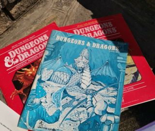 Dungeon & Dragons.  Basic Rules Set 1 Master Tsr 1011 F116 - R Ultra Rare Boxed