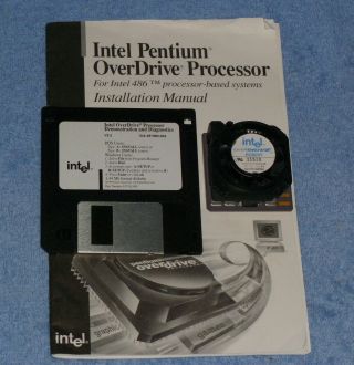 Rare Intel Podp5v83 Pentium Overdrive Cpu For 486 Socket 3 (,)