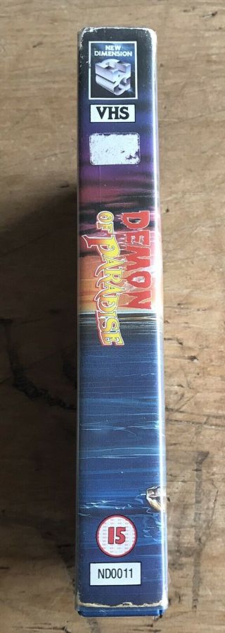 Demon Of Paradise Mega Rare Big Box Ex Rental VHS,  Dimension,  Vintage Horror 3