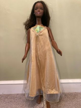 1992 Vintage Rare African American Barbie Doll My Size,  Life Size 38 " (3 Ft)