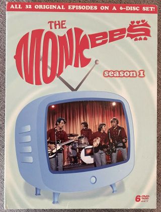 The Monkees Complete Season 1 One Dvd Box Set (32 Episodes) 6 Discs Rhino Rare
