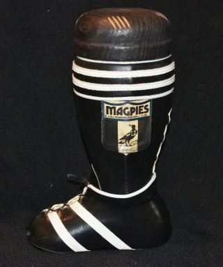 Collingwood Magpies Boot Port Bottle/decanter Vfl Vintage 80 