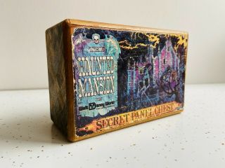 Vintage Walt Disney World Haunted Mansion Secret Panel Chest Puzzle Box Rare