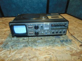 Vintage Sharp Tri - Mate 3t - 59 Fm/am/tv Audio Cassette Recorder.  Rare Item