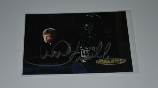 Mark Hamill Autographed Star Wars Evolution Chrome Insert Card Rare Signed