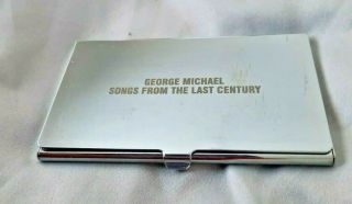 Ultra Rare George Michael Songs From The Last Century Promo Card Holder 1999