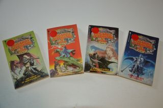 Wizards Warriors And You 1,  2,  3,  4 Rpg Gamebooks Cyoa Rare 1st Printings 1984