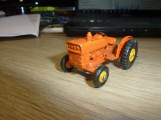 Rare Matchbox Lesney 39 Ford Tractor All In Orange Complete Low Wear.