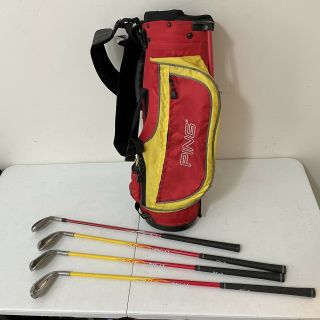 Ping Pal Junior Rare Bag With Some Clubs See Pictures