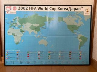 Fifa 2002 Japan - Korea World Cup Soccer Coin Plate Poster Rare