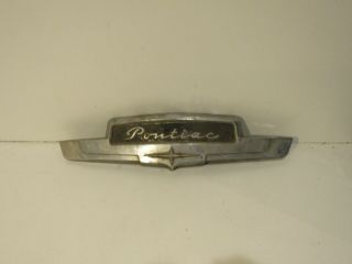 Vintage 1950 Pontiac Cheifton Hood Emblem Ornament Badge Collectible Rare