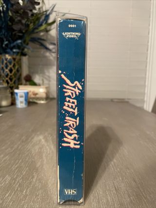 Street Trash (1987) - Rare Horror VHS.  Lightning Video SOV Gore Comedy 2
