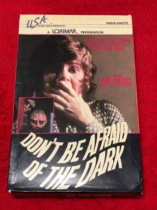 Don’t Be Afraid Of The Dark Rare 1973 Horror Big Box Vhs Tape Usa Home Video