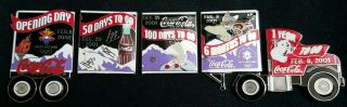 2002 Salt Lake City Olympic Coke Coca Cola Employee Truck Pin/pins.  Rare