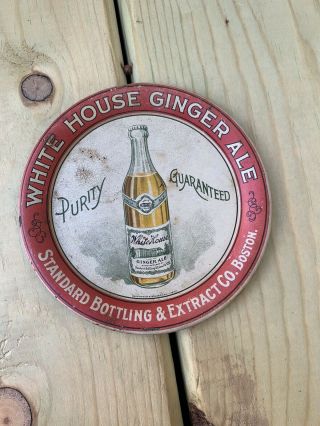Early White House Ginger Ale Tip Tray - Standard Bottling Co. ,  Boston - Soda Rare