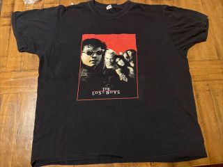 The Lost Boys Vampire Horror Movie Black Anvil T - Shirt Size Cl Vintage Rare