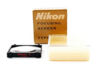 Rare In Boxed Nikon Focusing Screen Type P For Nikon F2 From Japan