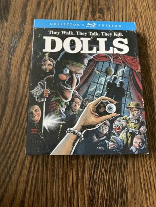 Dolls Collectors Edition Rare Oop Scream Factory Blu - Ray Horror With Slipcover