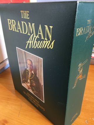1988 Rare Both Signed By Don Bradman.  The Bradman Albums Vols 1 & 2 Cased Vgc