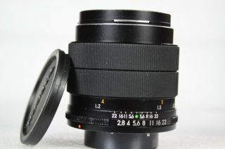 Rare - Ex - V - Topcon 100mm/f1:2.  8 Re - Auto - Tokyo Kogaku Lens For Topcon Re Camera