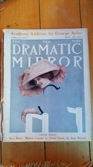 Rare April 17,  1912 York Dramatic Mirror And 3 Others As Discussed