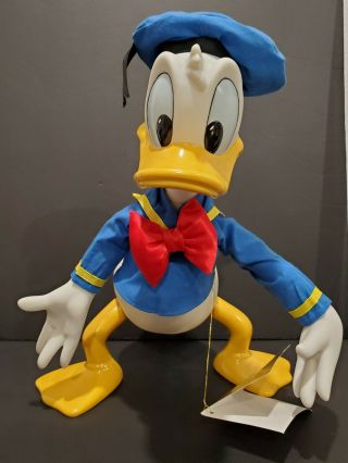 Very Rare 1990 Franklin Heirloom Premier Edition Donald Duck - Bisque Porcelain