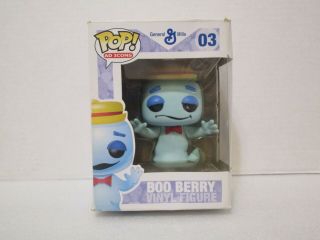 Boo Berry Pop Ad General Mills Cereal Funko Pop 03 W/ Protector Authentic Rare