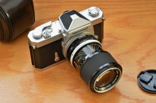 Rare 1960s Nikon Nikkormat Fs Camera,  43 - 86mm F3.  5 Nikkor Zoom Lens Fine