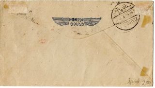 Rare First Airmail Nanking to Peiping Cover April 15th,  1920 2