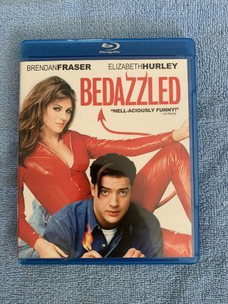 Bedazzled (blu - Ray Disc,  2013) Comedy Rare Oop Like Brendan Fraser Hurley