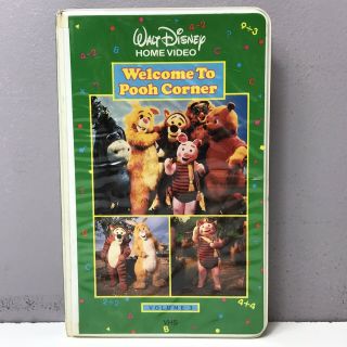 Walt Disney Home Video Welcome To Pooh Corner Vhs Tape Vol 3 238 V Rare Winnie