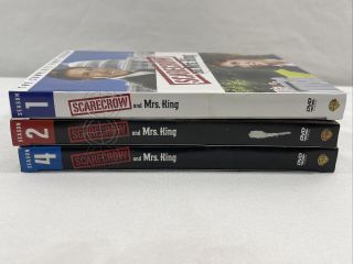 Scarecrow And Mrs King DVD Series Complete Seasons 1,  2 and 4.  RARE 4th Season 3