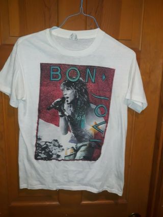 Bon Jovi 7800` Fahrenheit 1985 Shirt Rare Vintage Xl