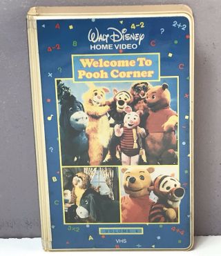 Walt Disney Home Video Welcome To Pooh Corner Volume Vol.  4 Vhs Video Tape Rare