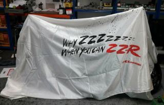 Kawasaki Zzr1100 Motorcycle Cover For 1990 Dealer Launch Rare 30th Anniversary