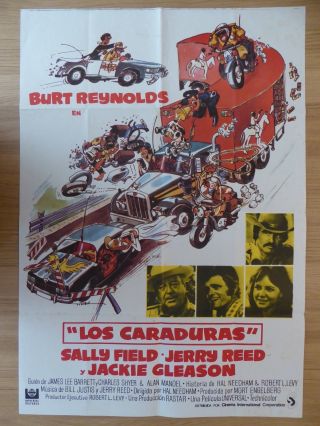 Smokey And The Bandit (1977) - Spanish 1 Sheet Movie Poster,  Rare Artwork