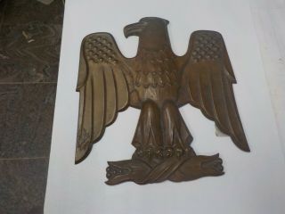 Wwii Ww2 German Eagle Plaque Rare Removed From Building In Europe