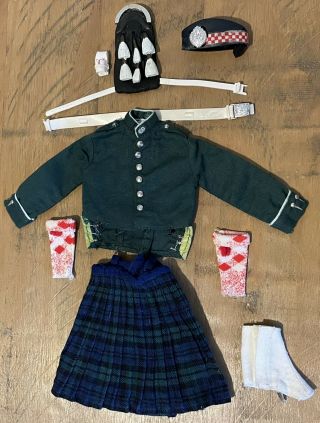 Vintage Action Man Argyll & Sutherland Highlanders Outfit 1970s Rare