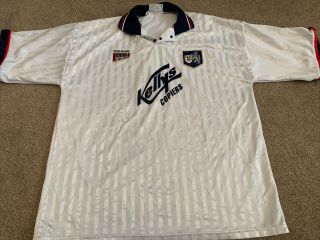 Vintage Raith Rovers Football Shirt Size Large 42/44 1995 Away Rare