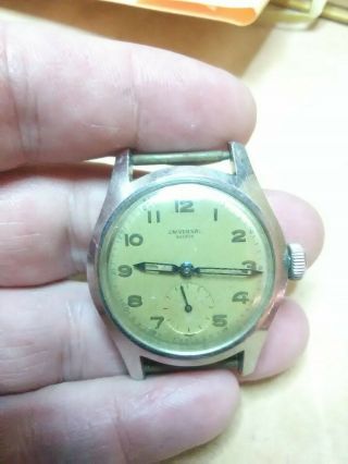 Rare 15j Universal Geneve Cal.  260 Military Wristwatch 1940s