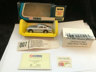 Vintage Corgi James Bond 007 Aston Martin Db5 96655 - Ultra Rare