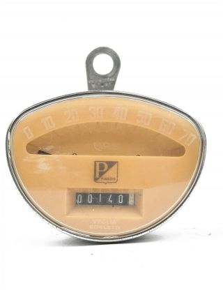Vintage Piaggio Vespa Veglia Borletti 70 Mph Speedometer Gs Ss Gl Rare