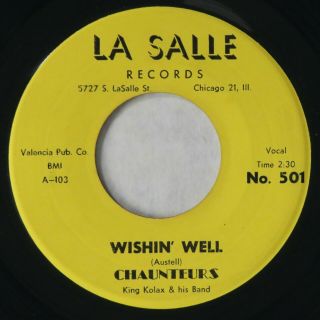 La Salle 501 Chaunteurs Orig Rare R&b Doo Wop 45 Minus Wishn 
