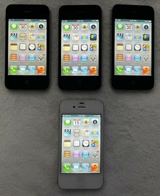 Apple Iphone 4s - 16gb Ios6 Rare Collectible