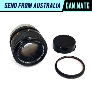 Canon Fd 100mm F/2.  8 S.  S.  C.  Lens With Filter Rare Vintage [fungus] C3045