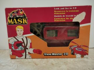 Vintage Rare 1980’s Kenner M.  A.  S.  K View - Master 3 - D,  Boxed With 3 Picture Cards