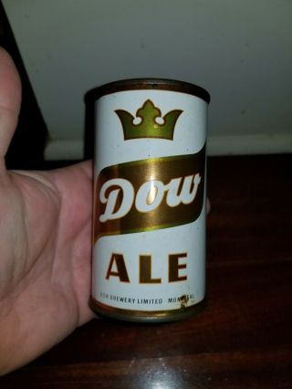 Rare Vintage Flat Top Beer Can.  Dow Ale.  1959 Rare Find